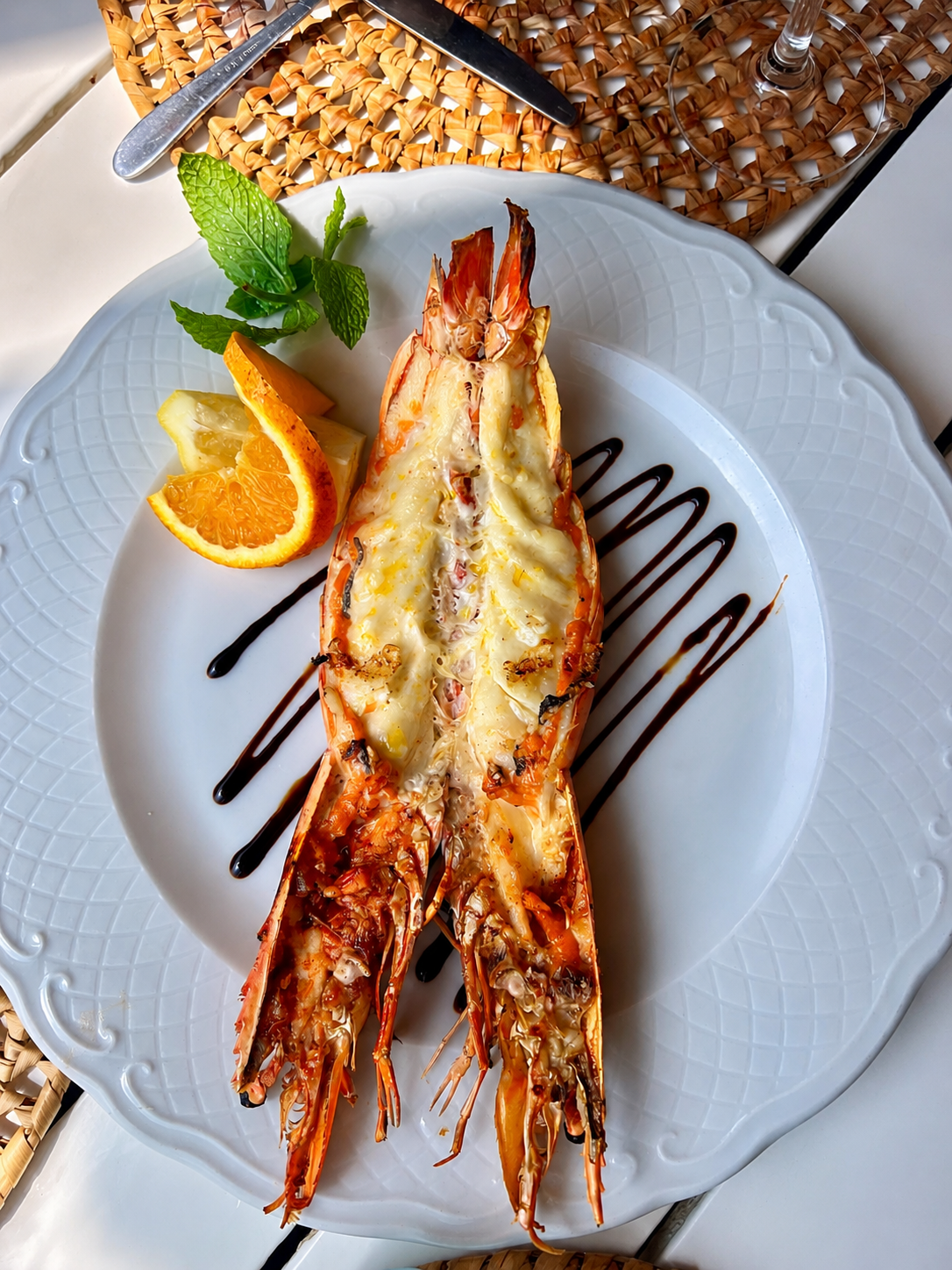 Gegrillte Gambas